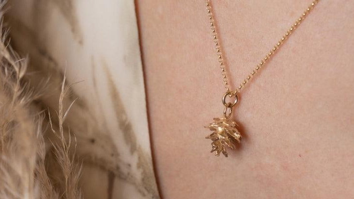 Hemlock Cone - The Root of This ‘Boreal’ Jewellery Collection - Kat Cadegan