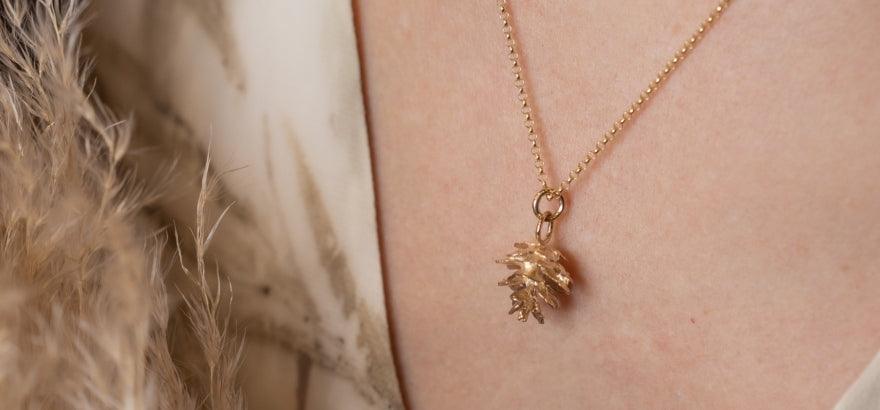 Hemlock Cone - The Root of This ‘Boreal’ Jewellery Collection - Kat Cadegan