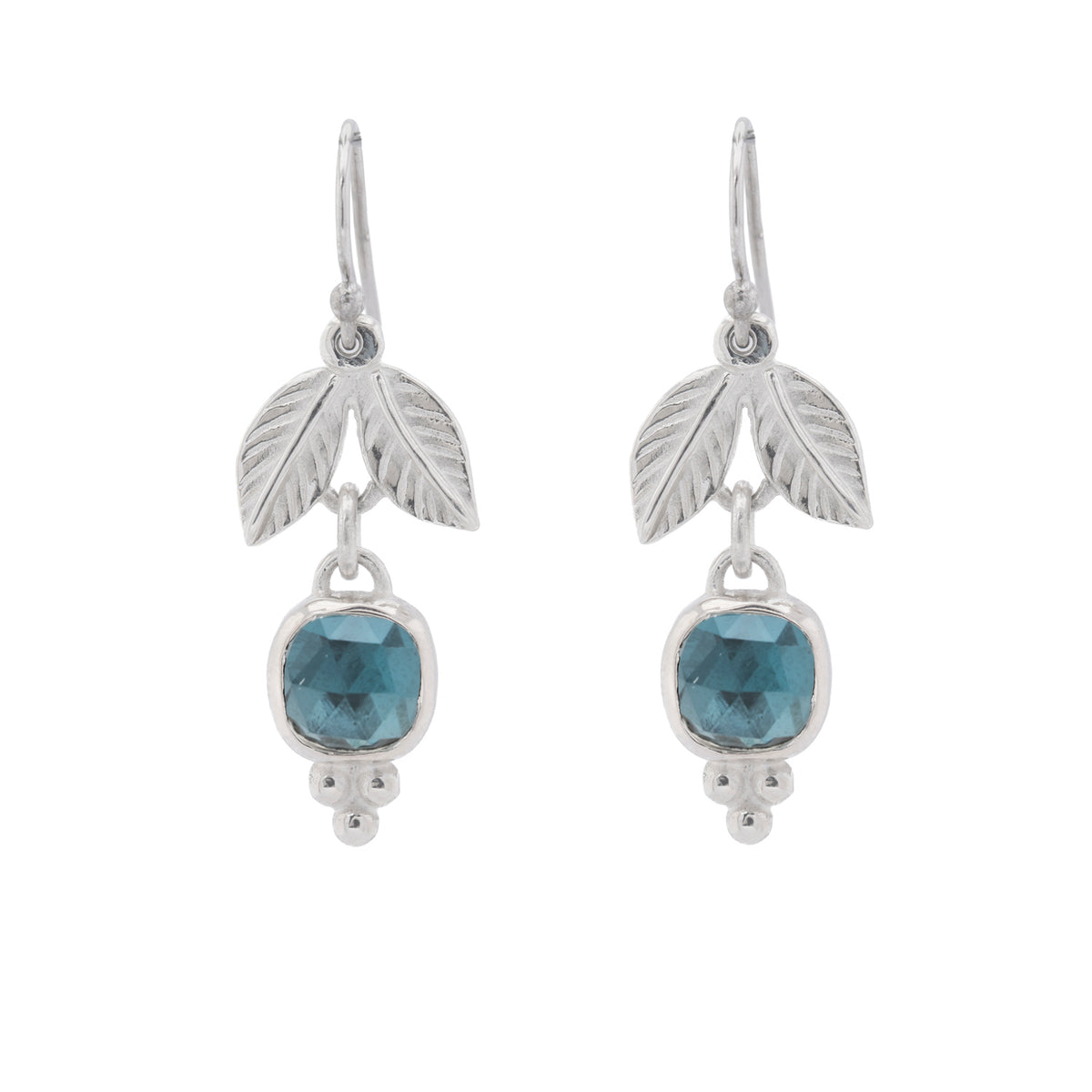 Adam and Eve Earrings London Blue Topaz