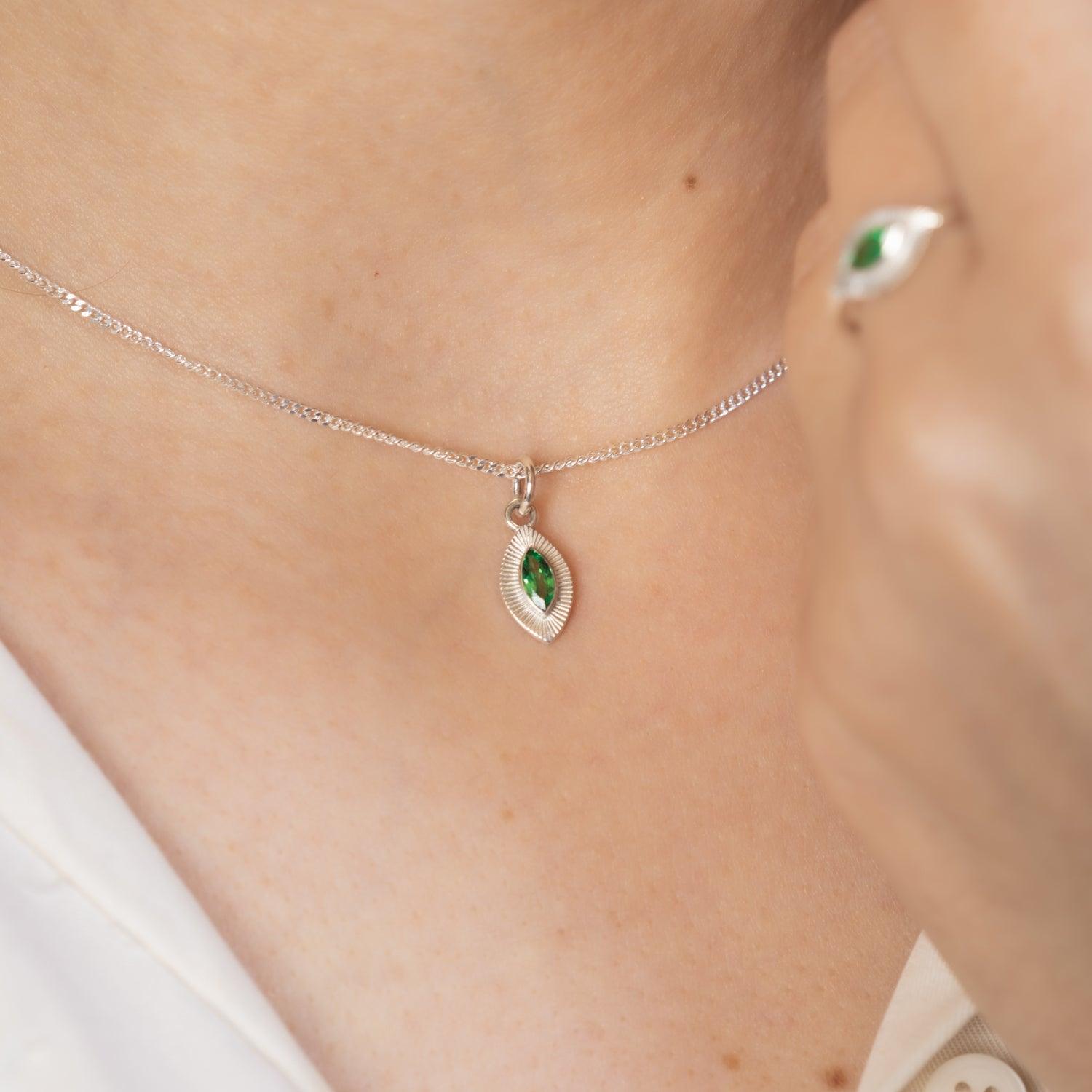 Ajna - Sterling Silver Pendant - Kat Cadegan