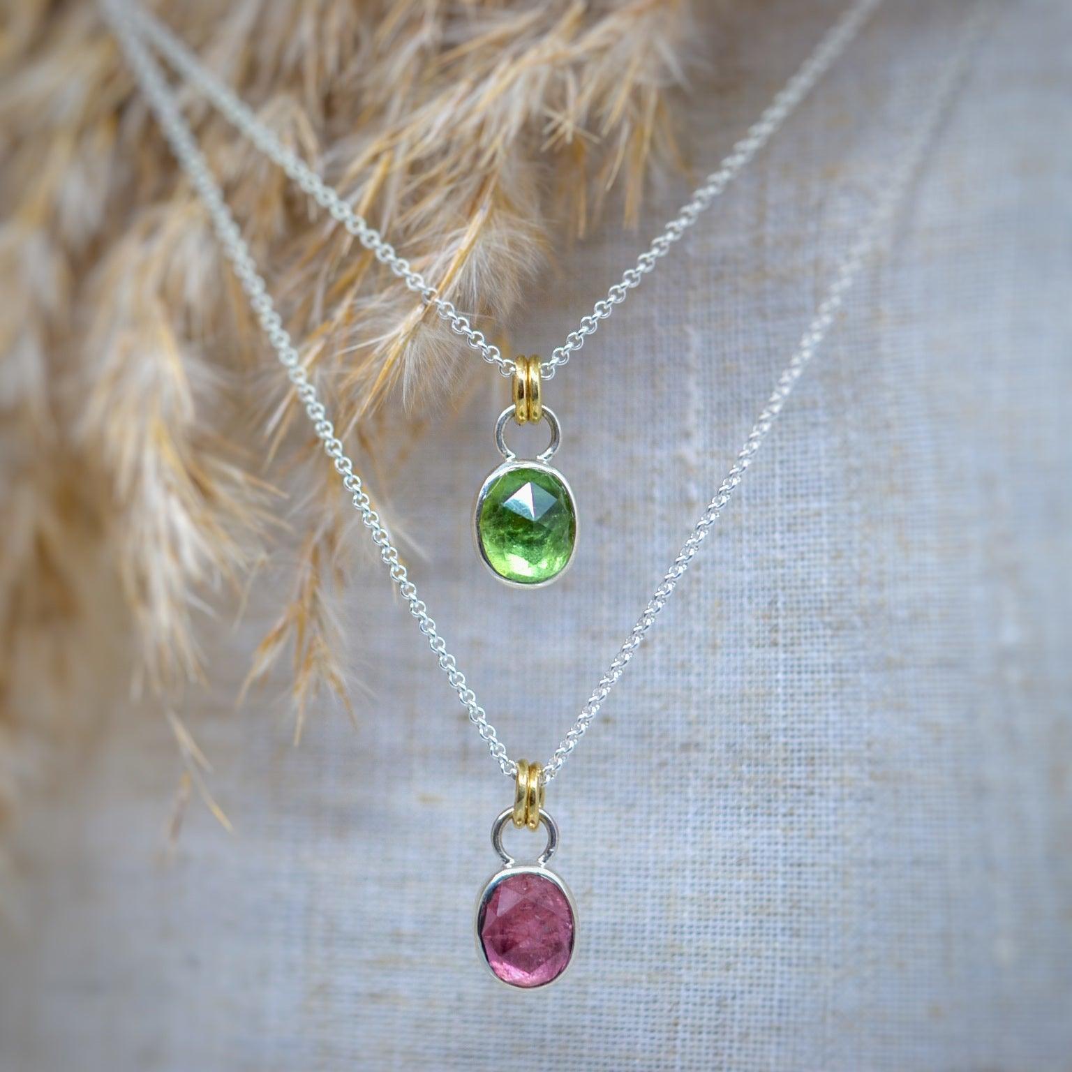 Angelina Gemstone Pendant - Kat Cadegan