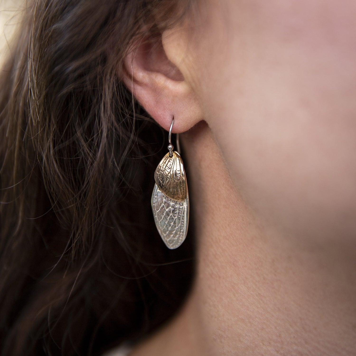 Cicada Earrings | Doubles - Kat Cadegan