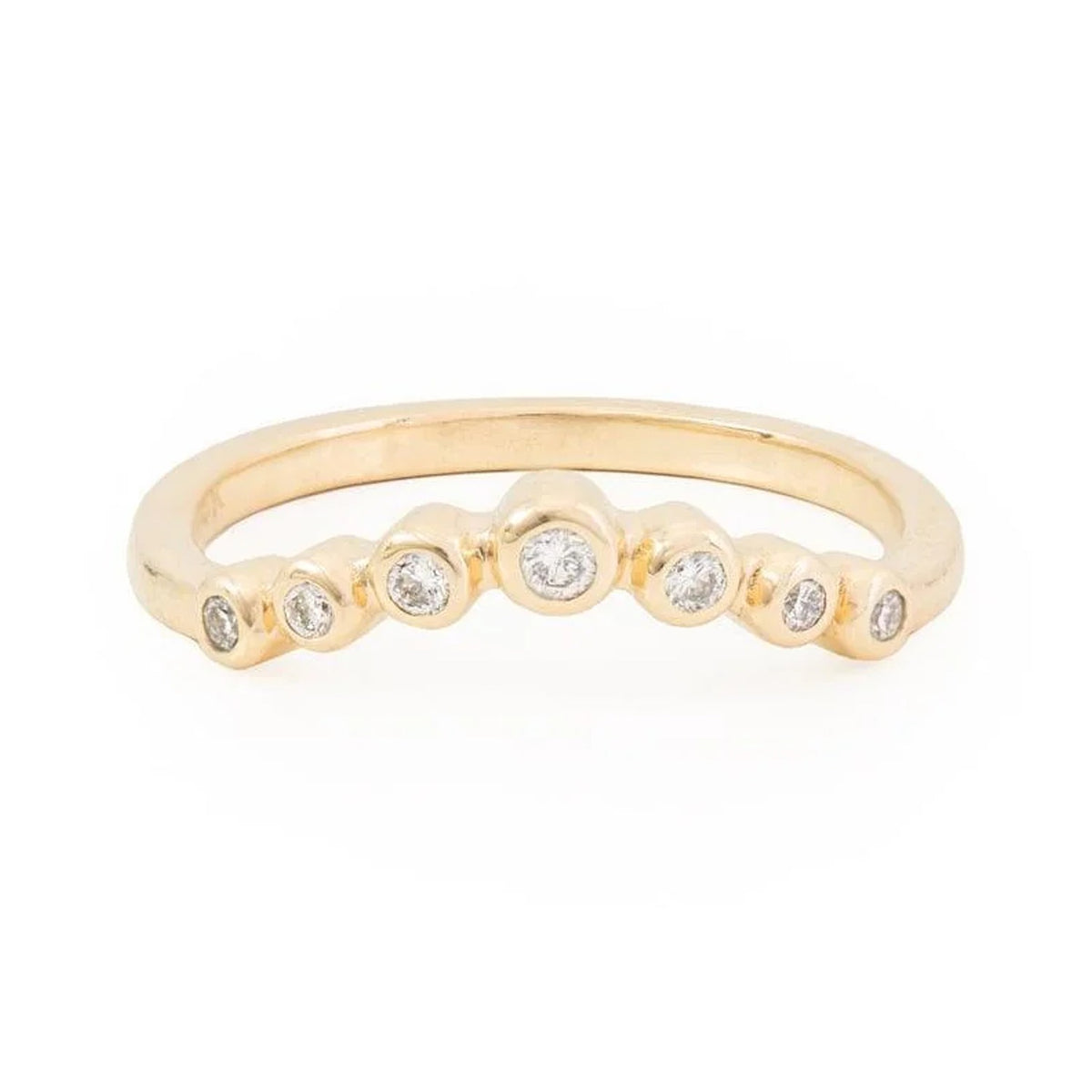 Constellation halo with 7 diamonds - Kat Cadegan