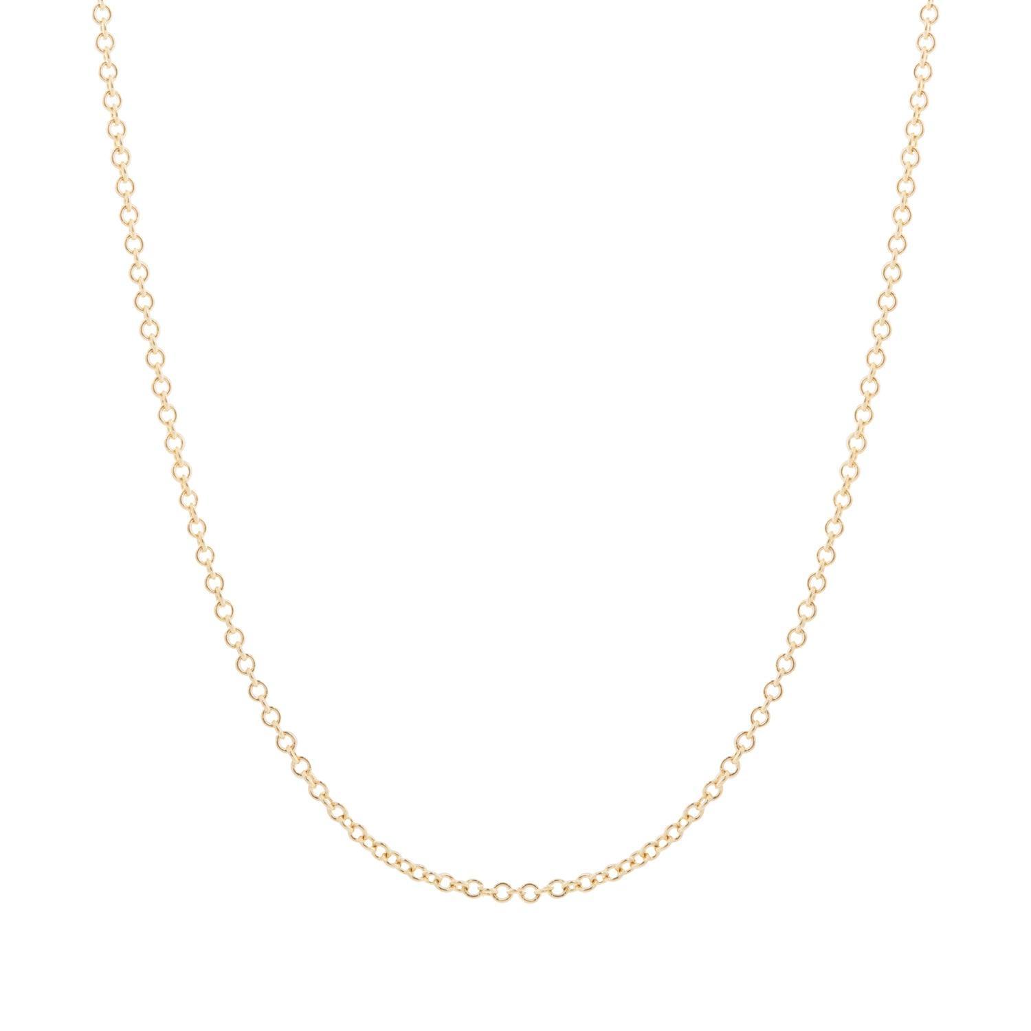 Delicate Rolo Chain - 14k Yellow Gold - Kat Cadegan