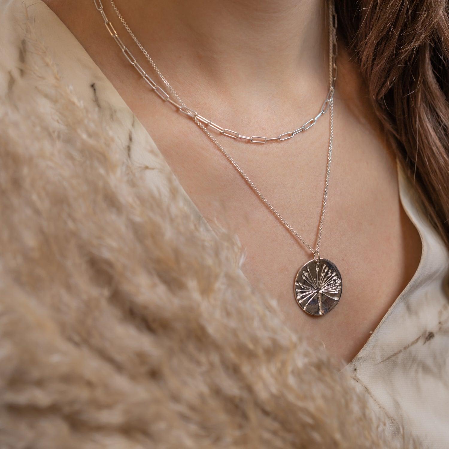 Dill Flower Pendant | Large - Kat Cadegan