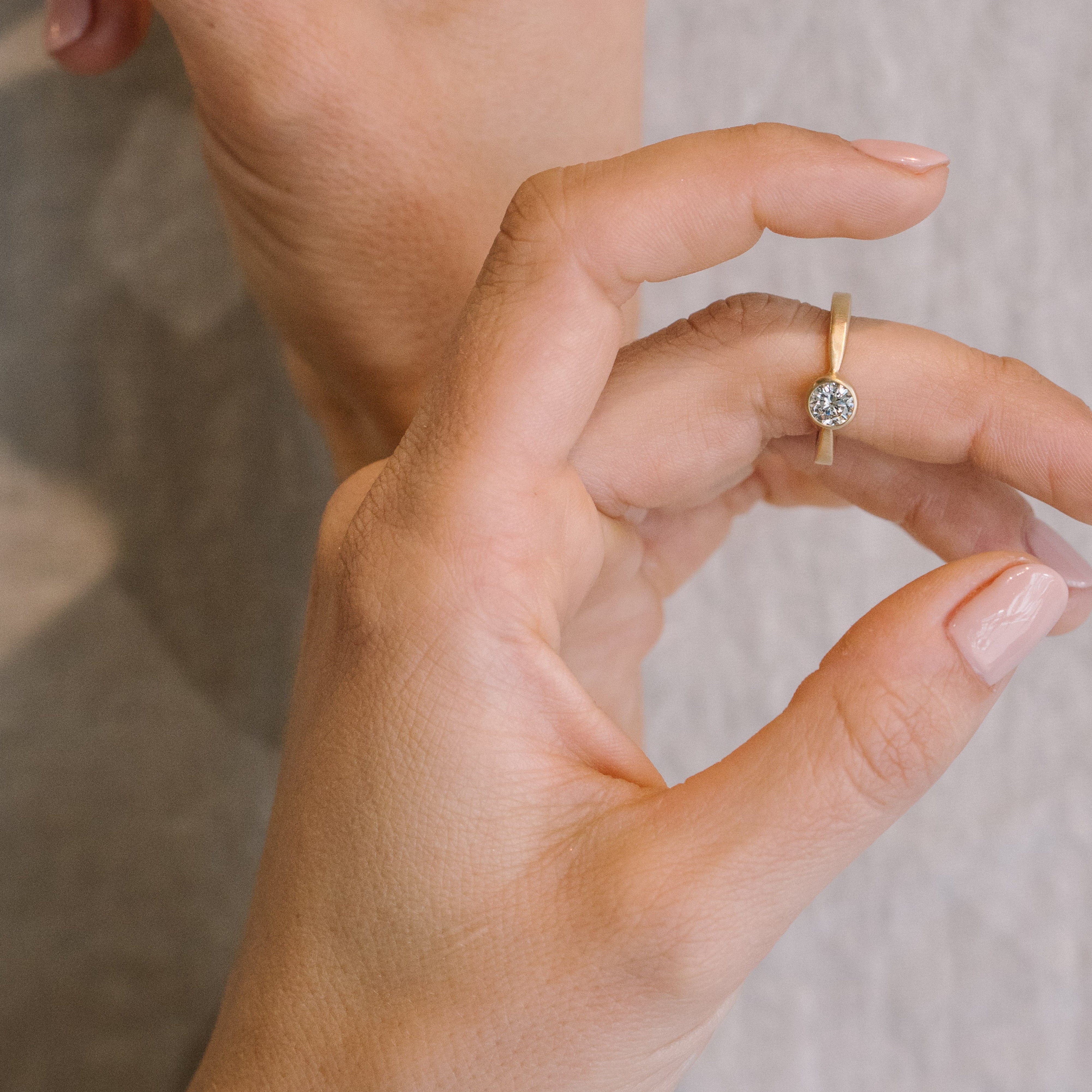 Emma Ready to ship 14k gold ring