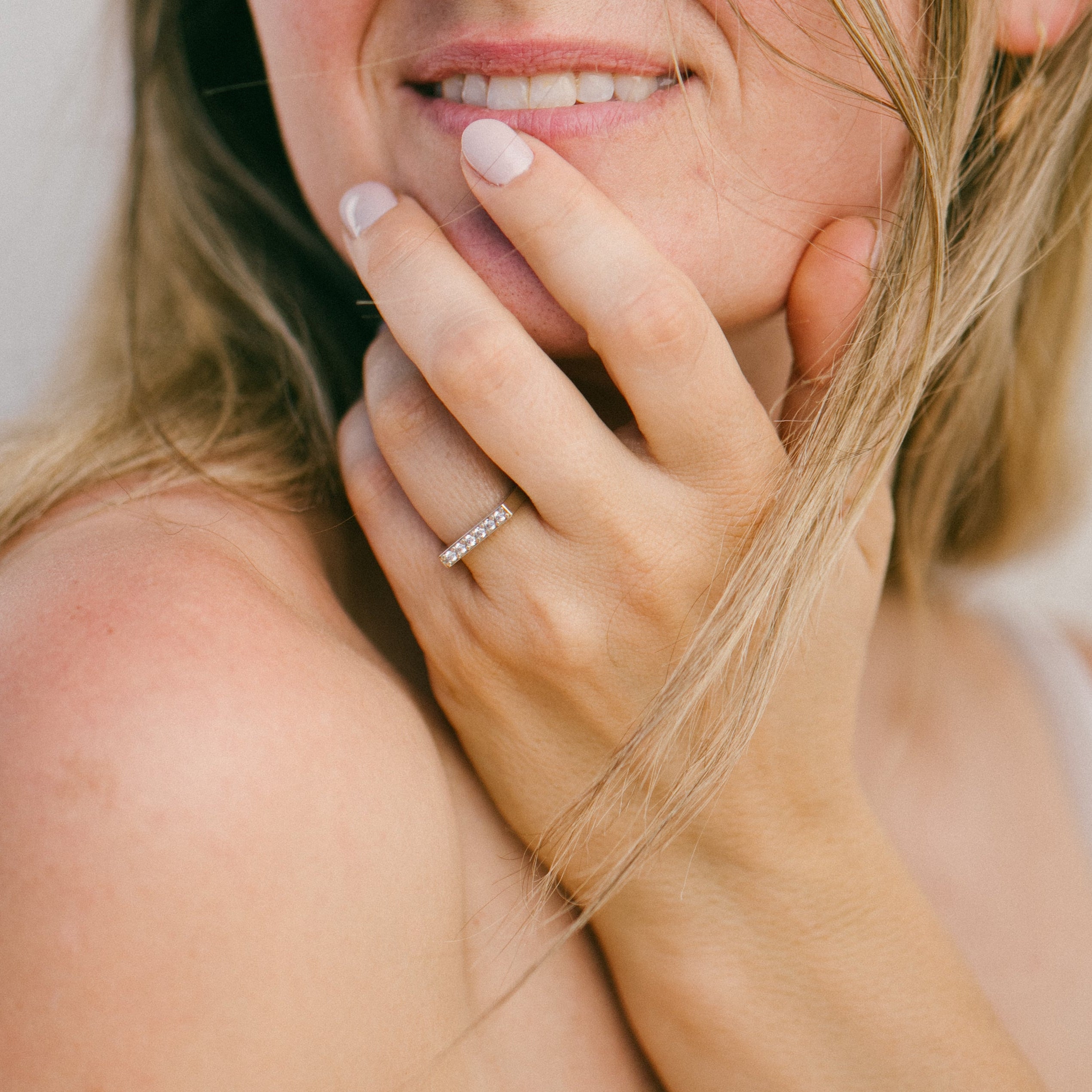 White Gold Diamond Ring - Estelle, Kat Cadegan