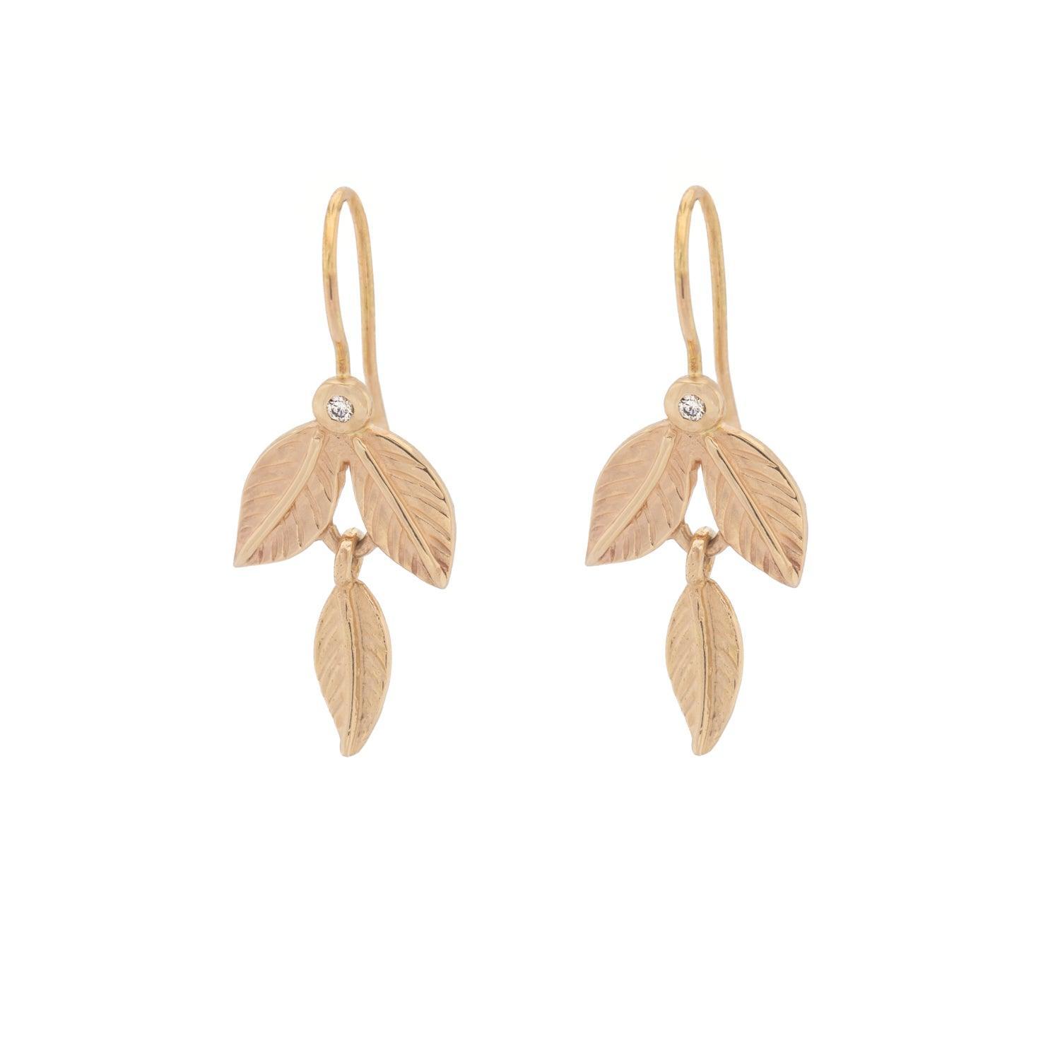 Eve 14k gold Earrings - Kat Cadegan Jewellery