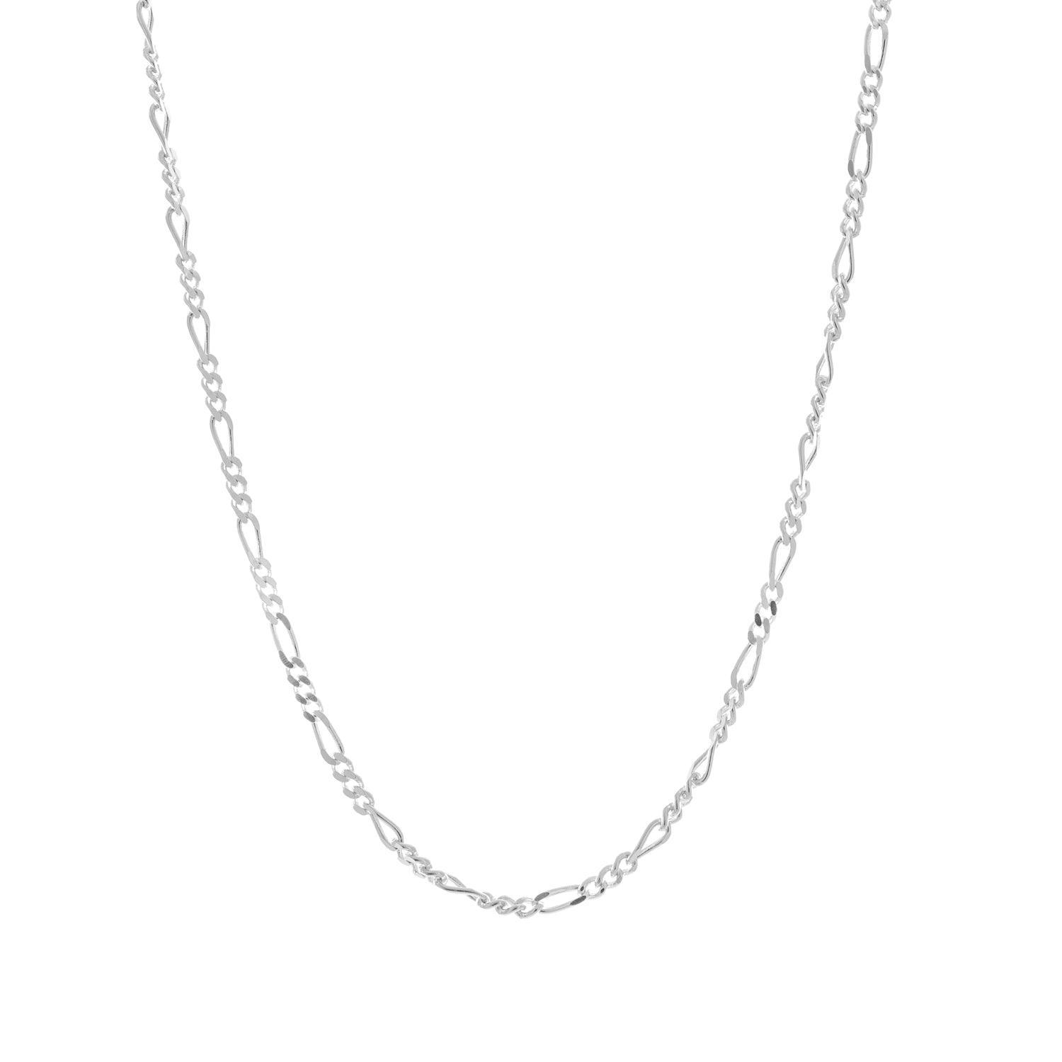 Figaro Chain - Sterling Silver - Kat Cadegan