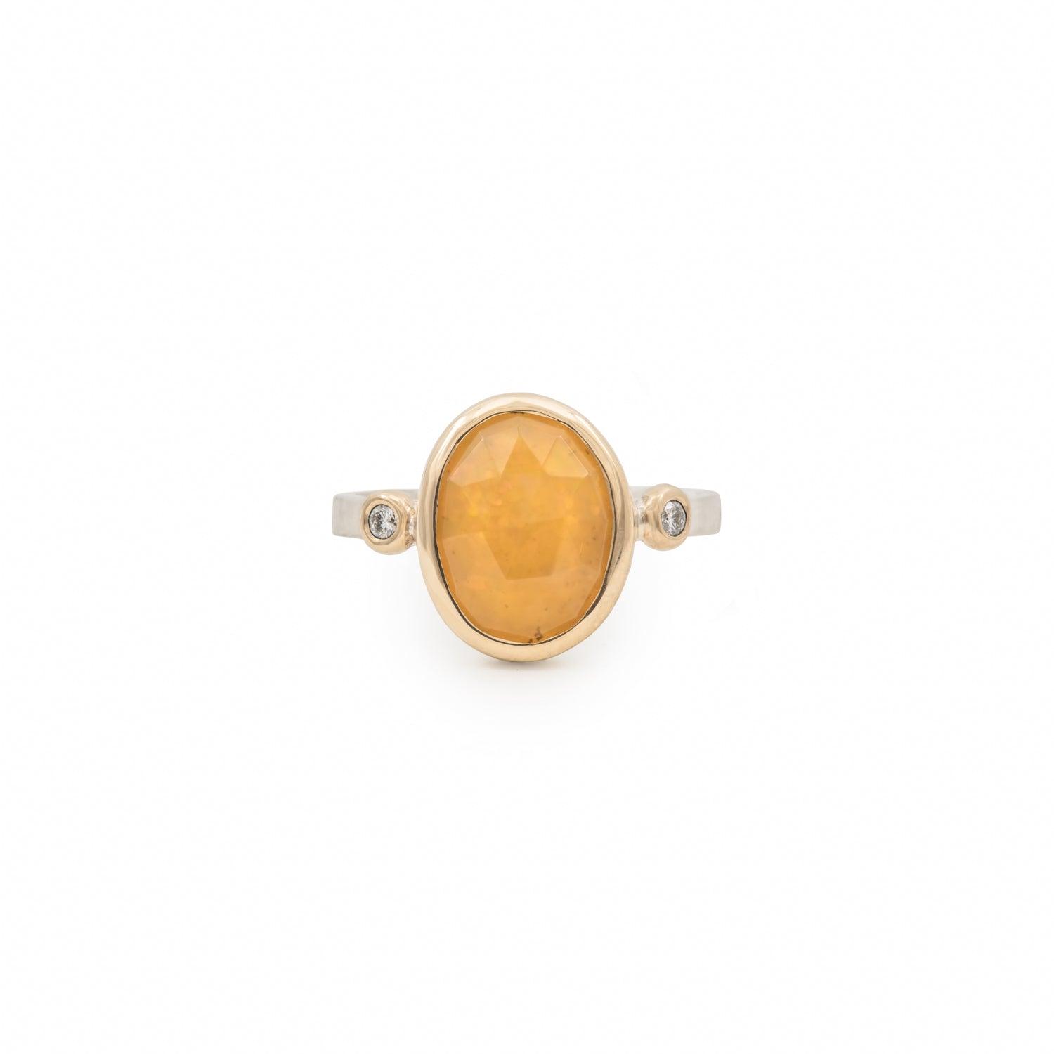 Hazel - welo opal ring - Kat Cadegan Jewellery