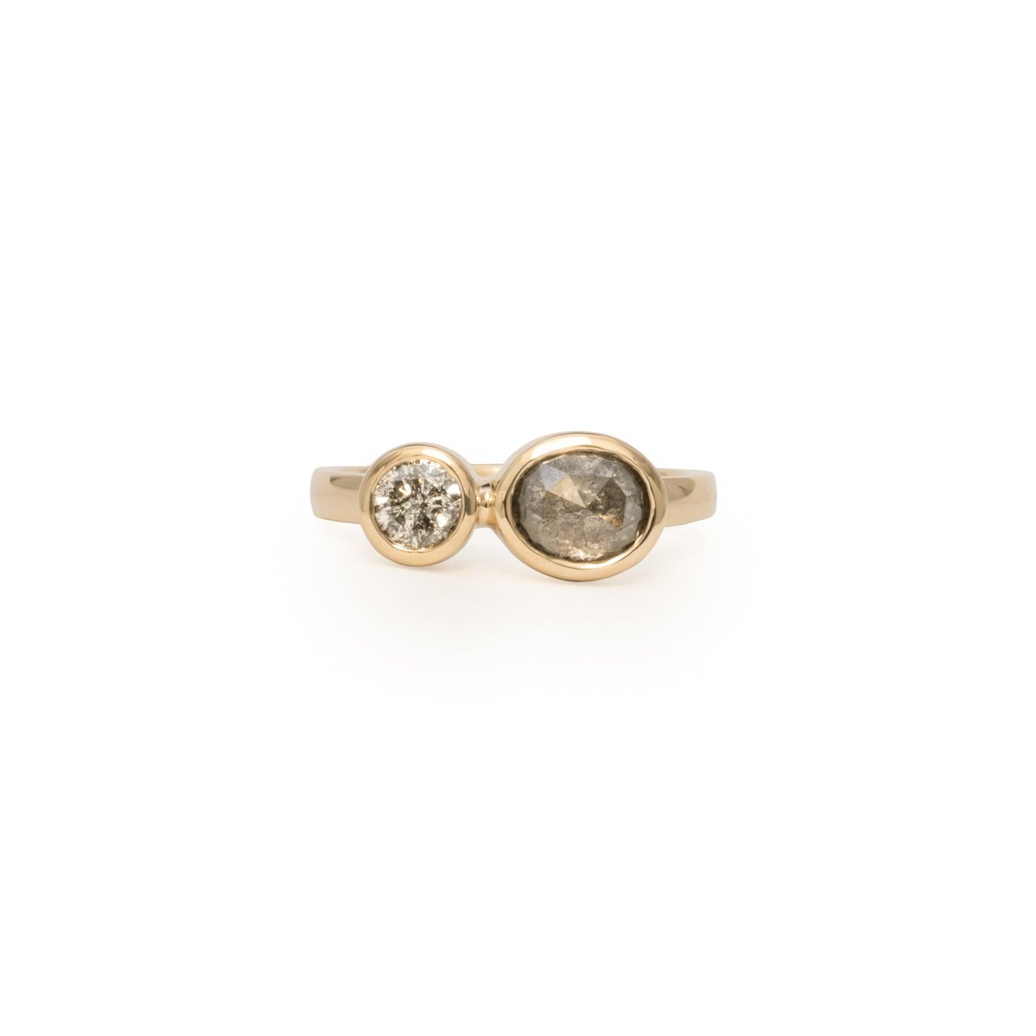 Maria - diamond ring - Kat Cadegan Jewellery