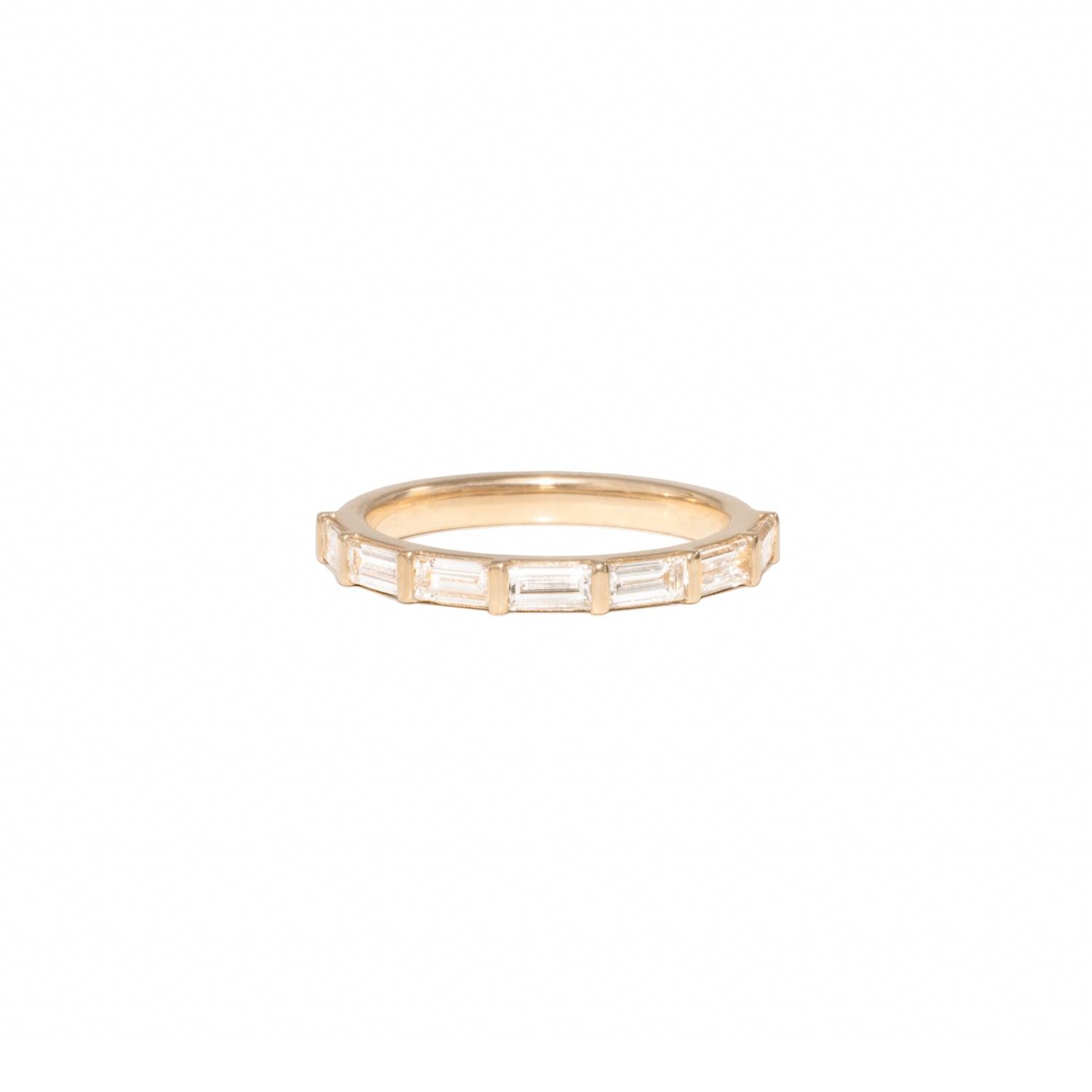 Matilda - Baguette Lab diamond ring - Kat Cadegan Jewellery