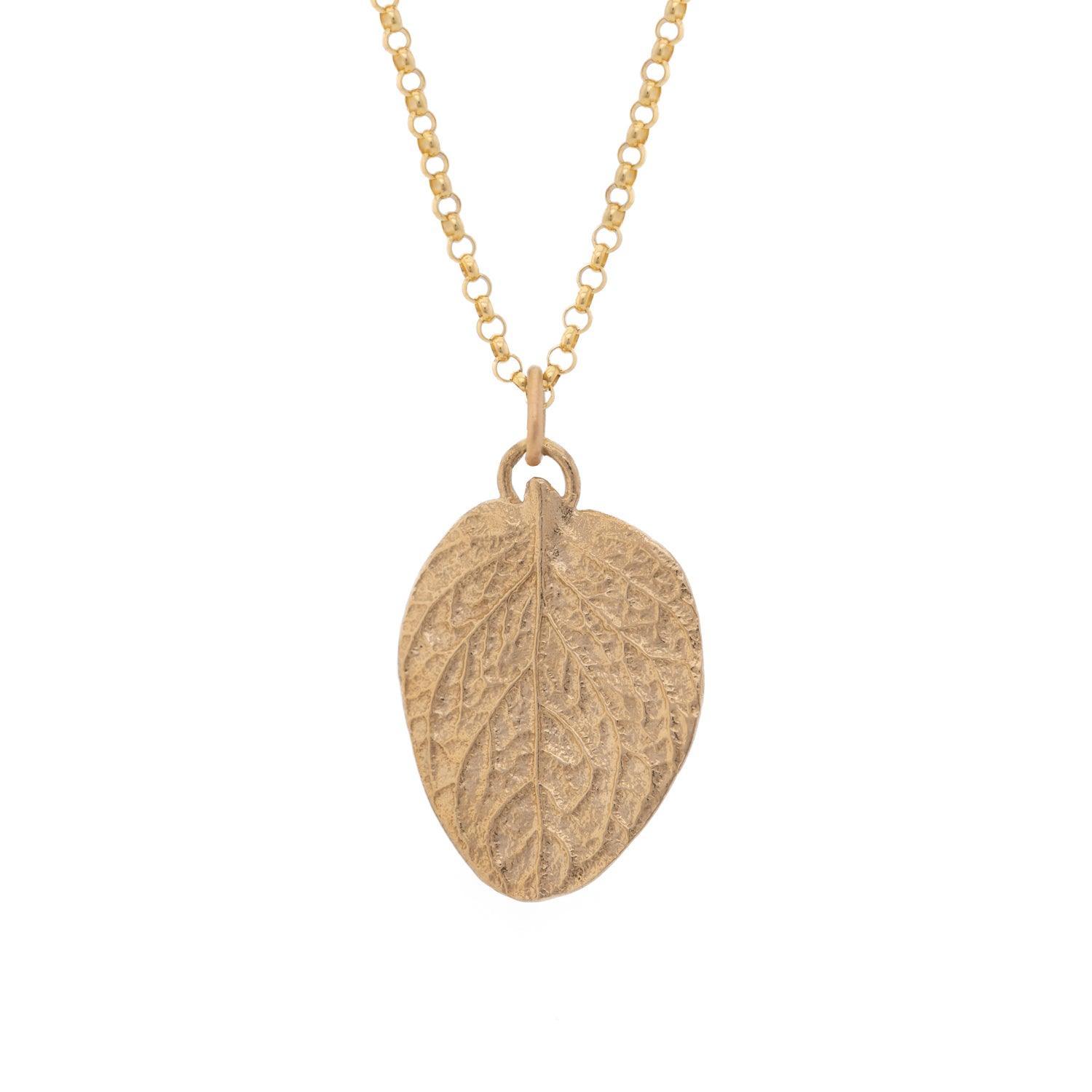 Oregano | 14k Gold Pendant | Large - Kat Cadegan