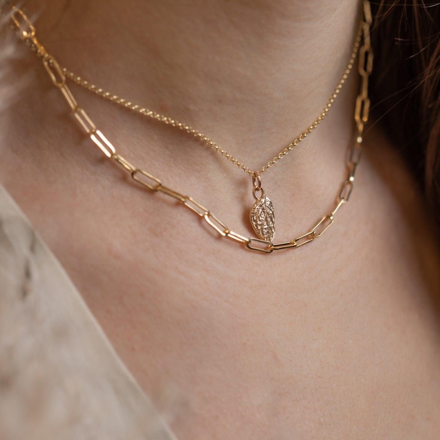 Oregano Pendant | 14k Gold | Small - Kat Cadegan