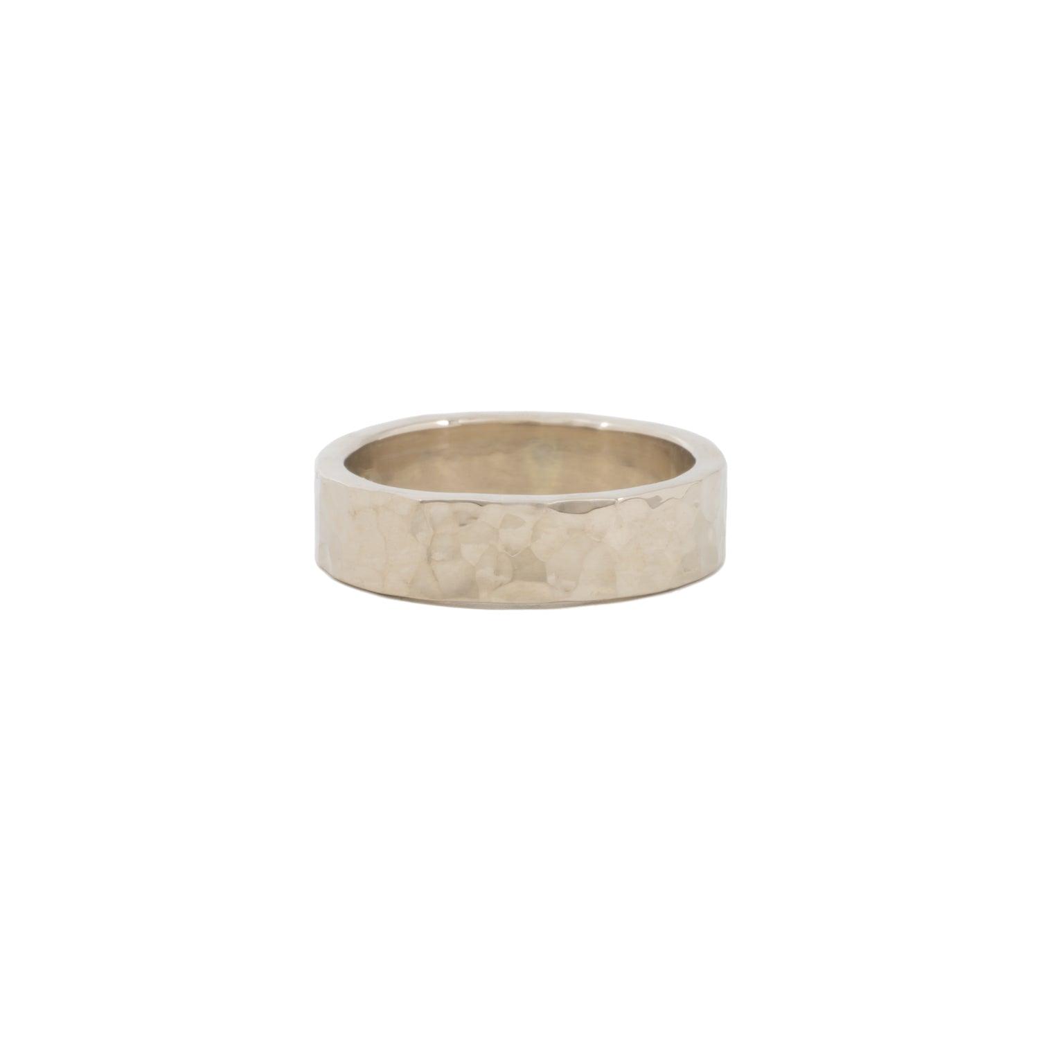 Pebble 5mm Gold Wedding Band - Kat Cadegan Jewellery