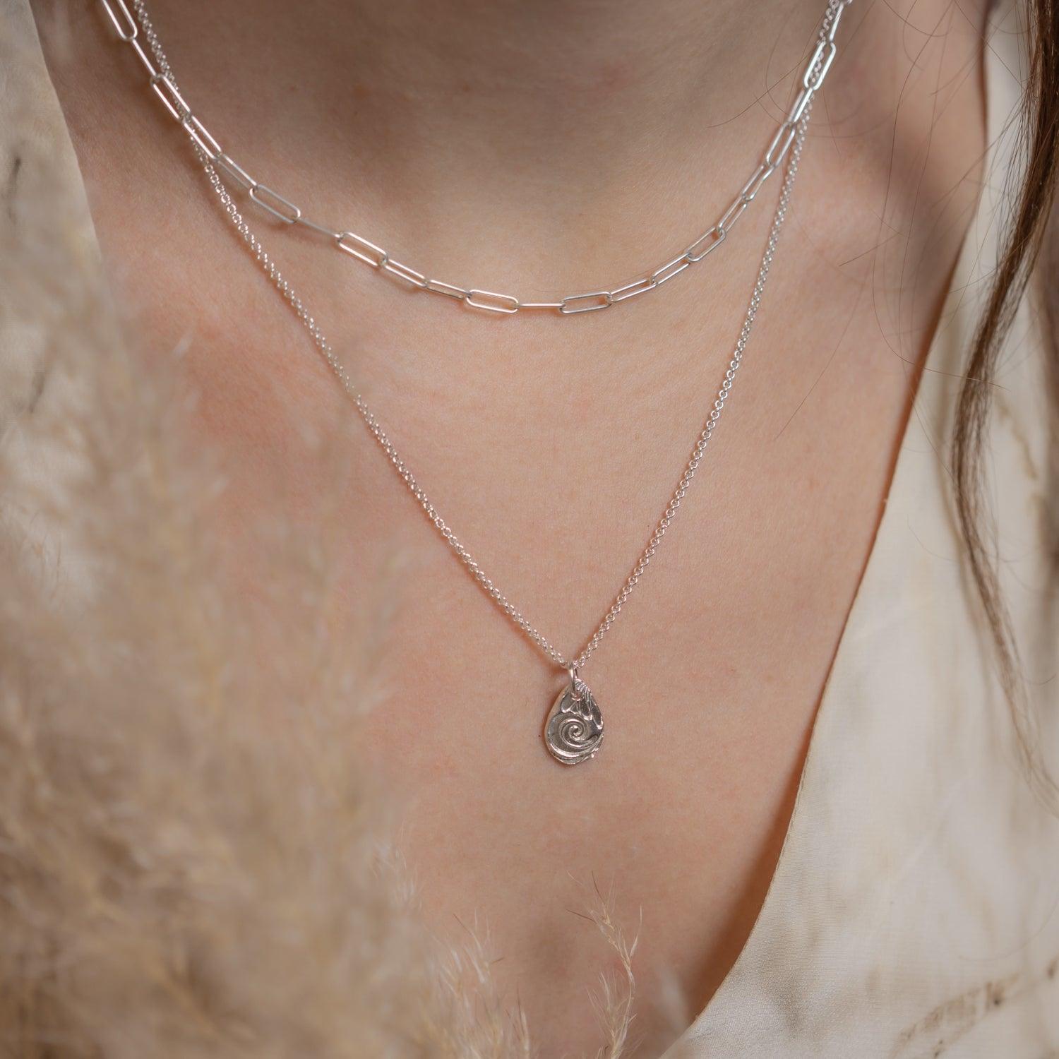Plume Pendant | Teardrop - Kat Cadegan