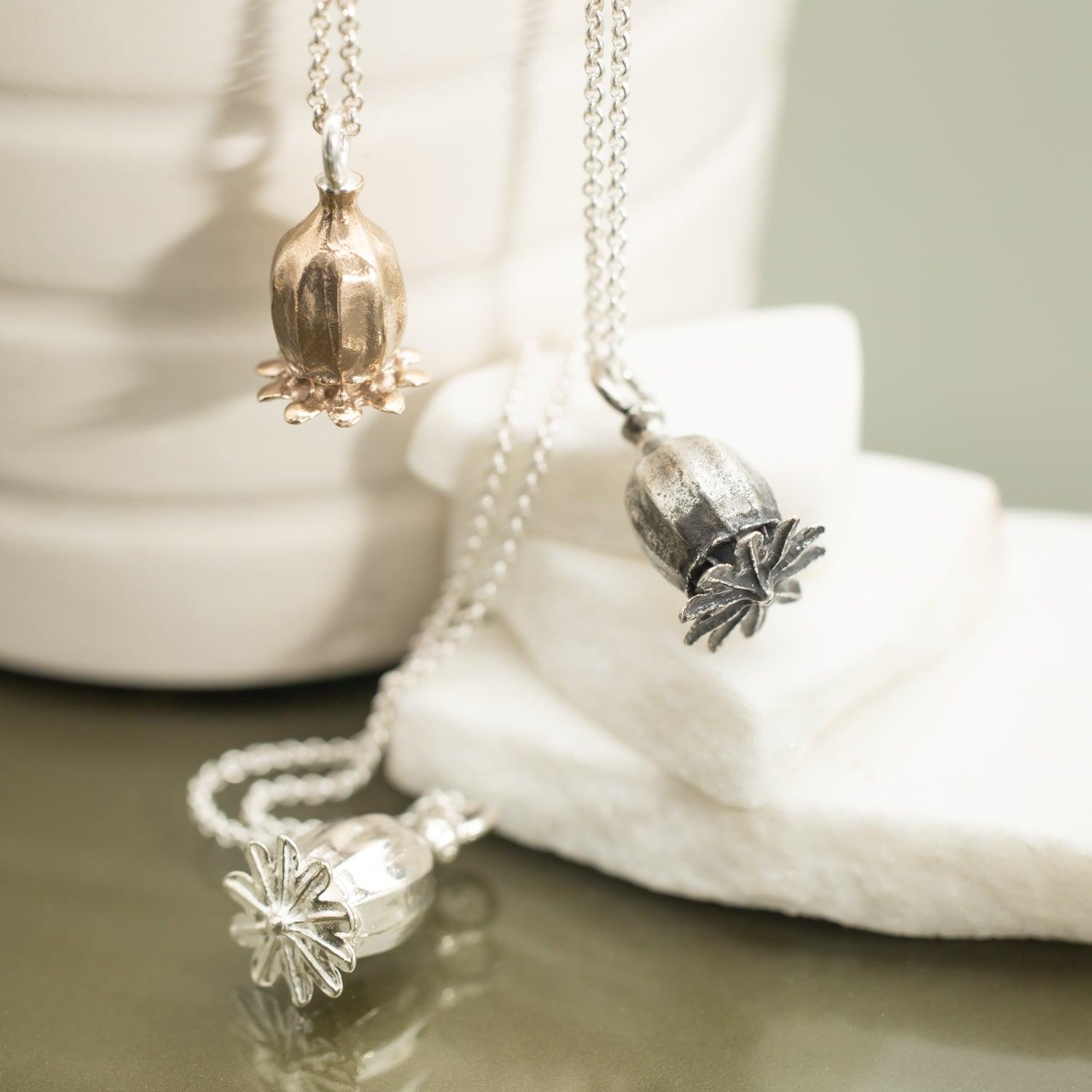 Poppy Pendant - Kat Cadegan Jewellery