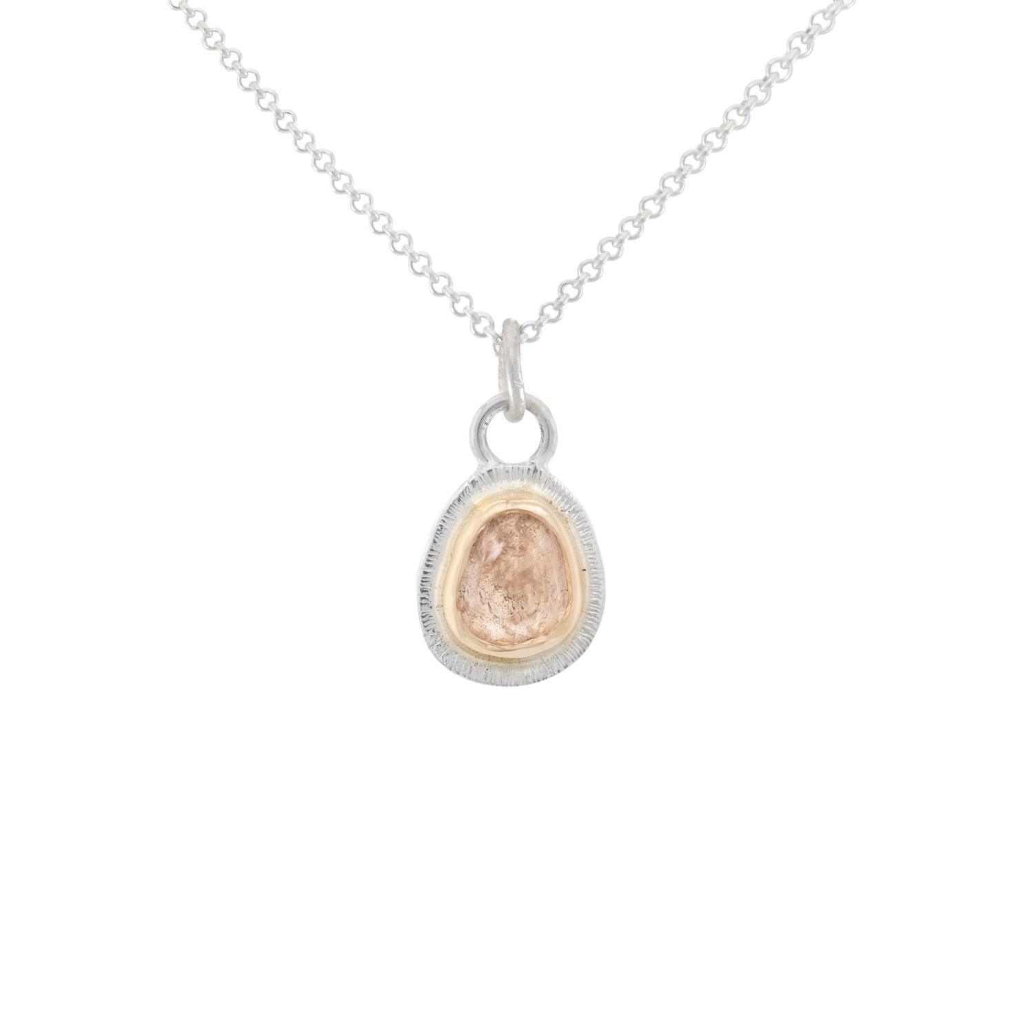 Rayna - Morganite Pendant - Kat Cadegan