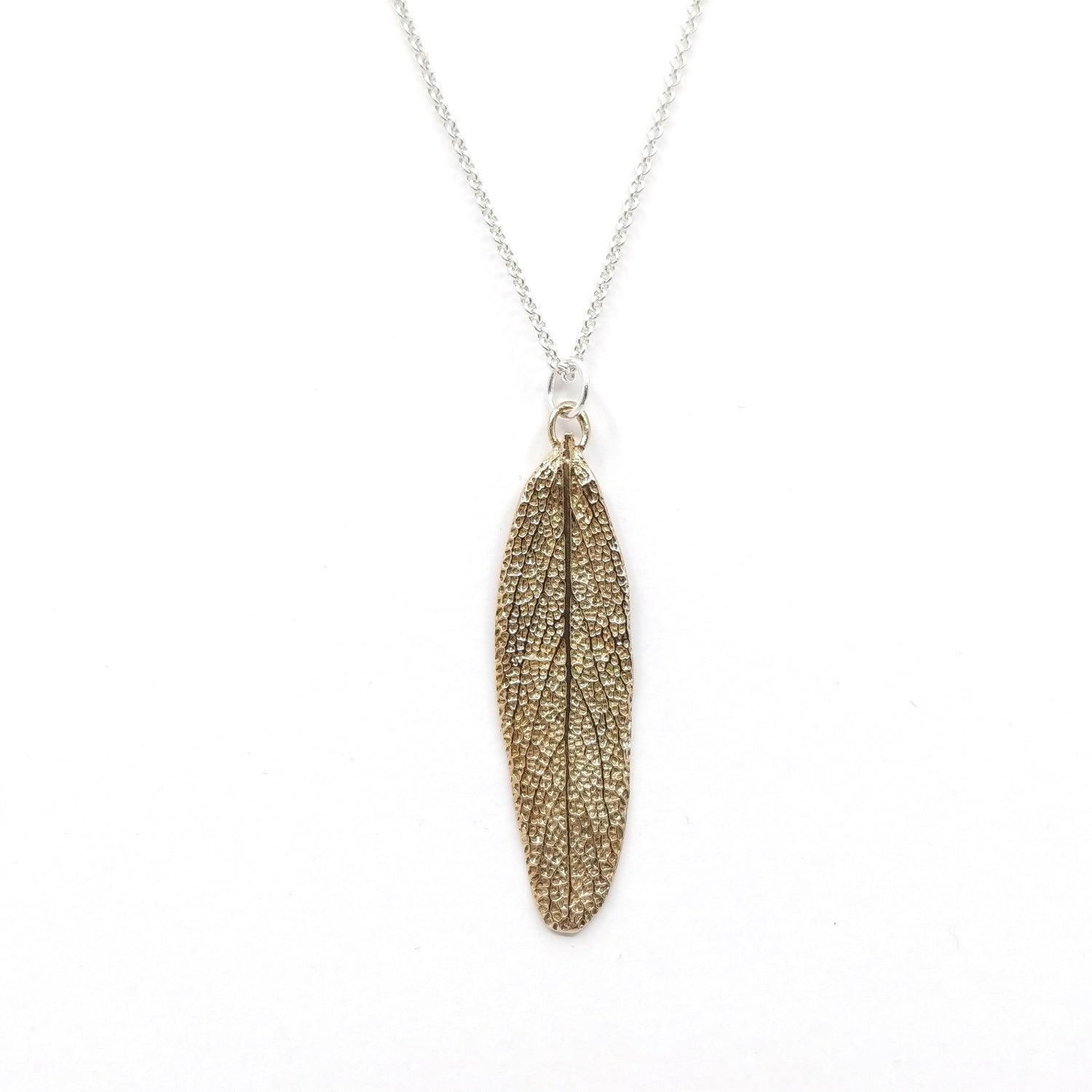 Sage Leaf Pendant | Large - Kat Cadegan