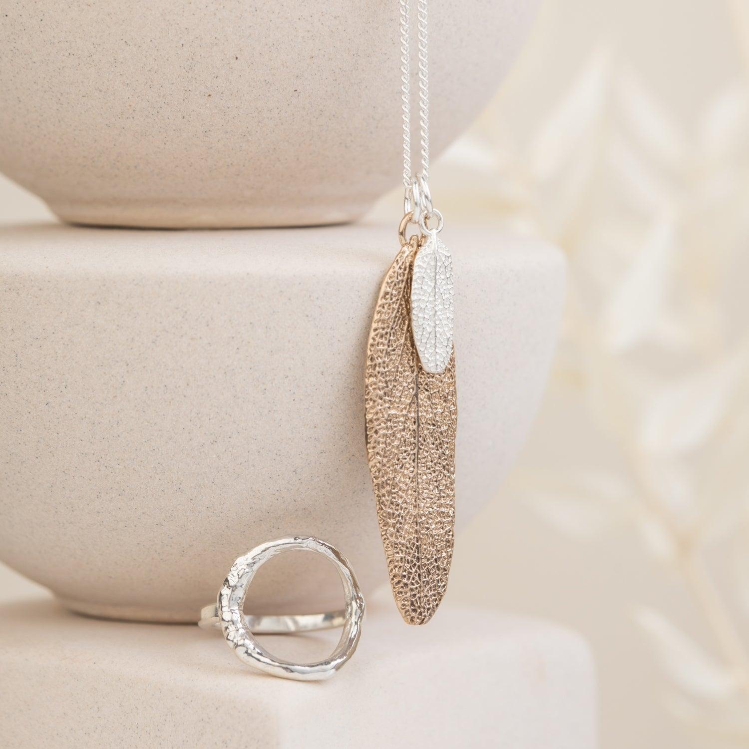 Sage Leaf Pendant | Large - Kat Cadegan