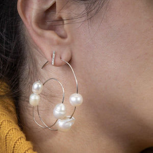Sidney - Pearl Earrings - Kat Cadegan
