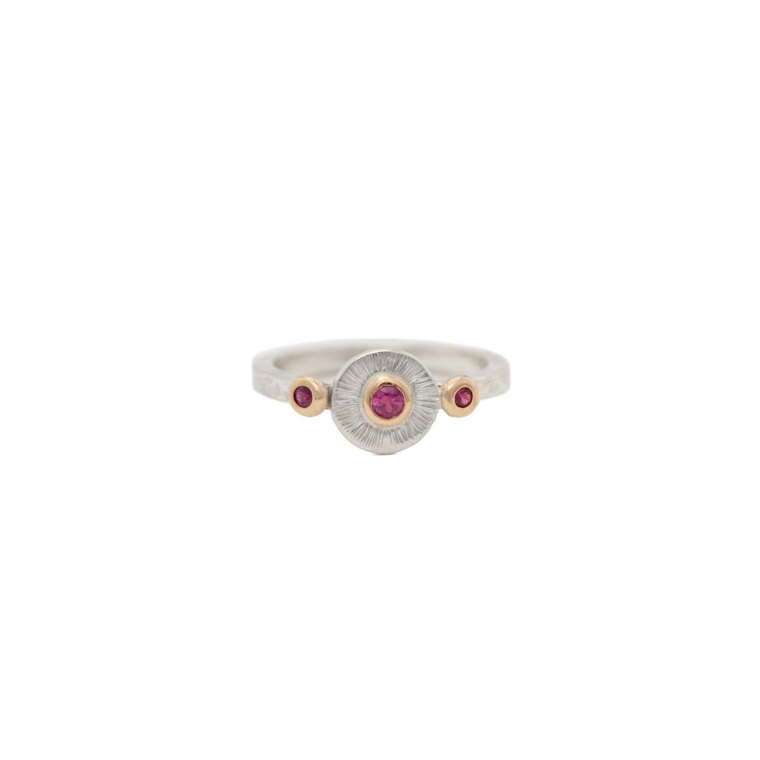Solaris 14k Gold Ring - Kat Cadegan Jewellery