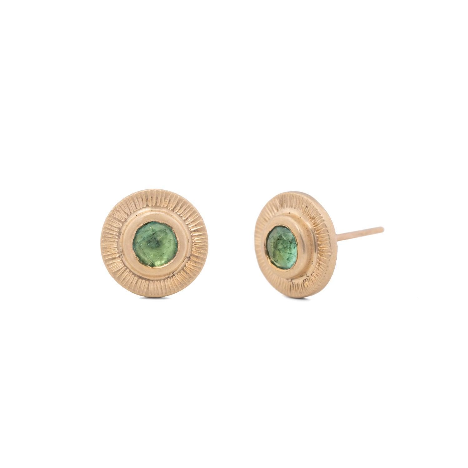 Solaris Studs | 14k gold - Kat Cadegan