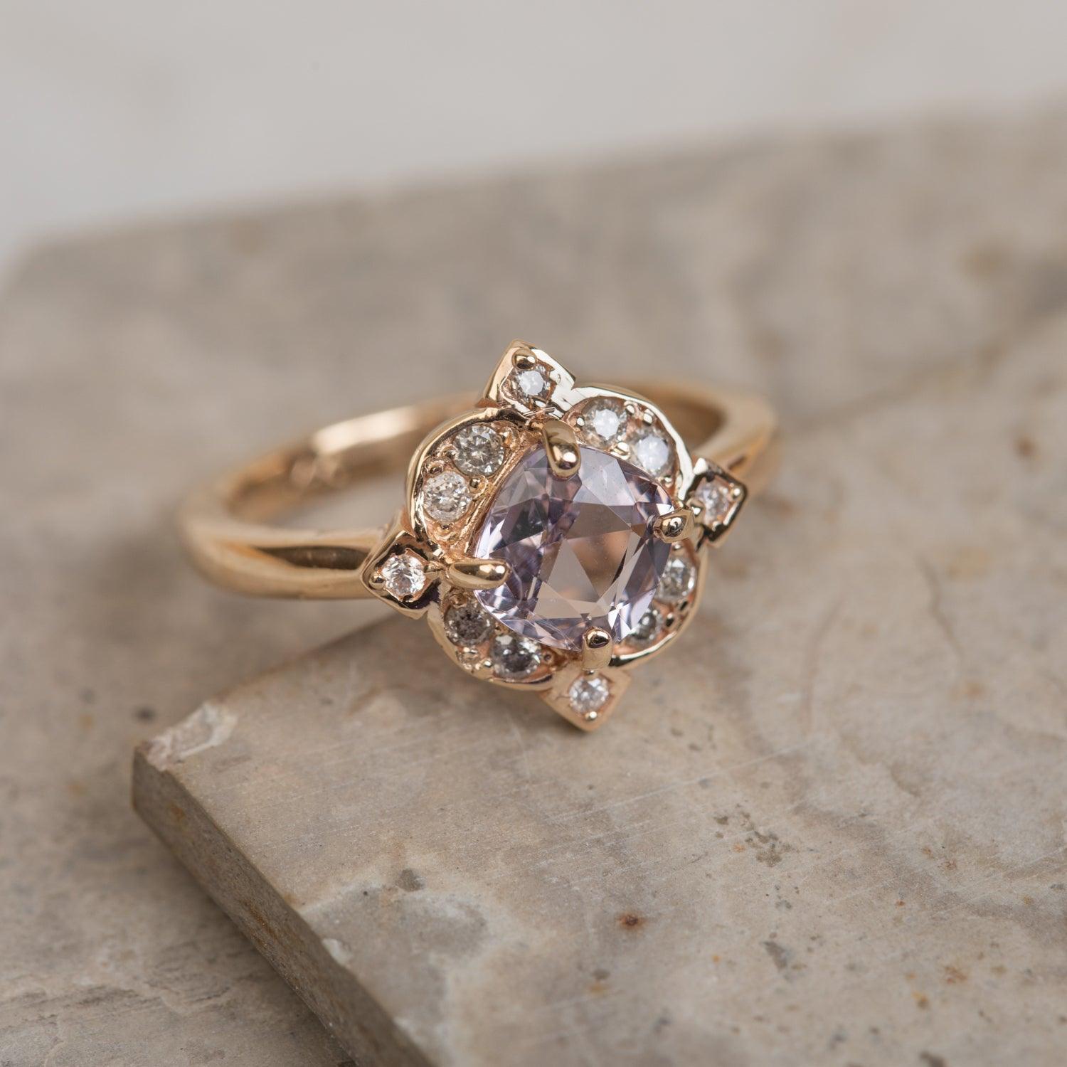 Spinel Diamond Ring - Kat Cadegan