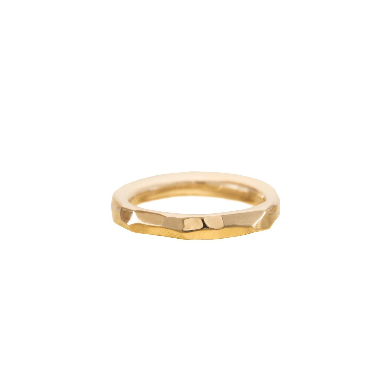 Thin Geometric Gold Band - Kat Cadegan
