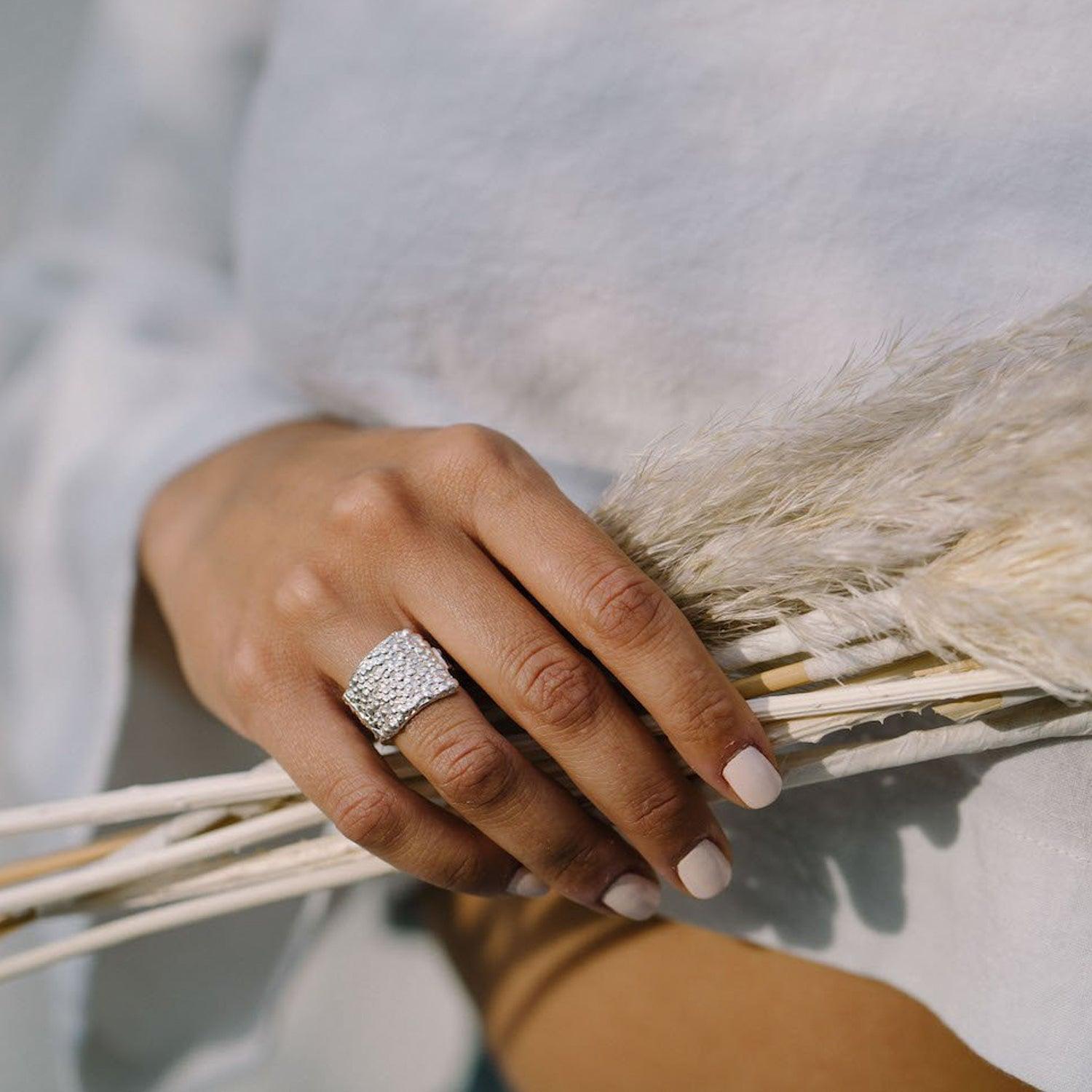 Urchin Ring - Hand Fabricated - Kat Cadegan