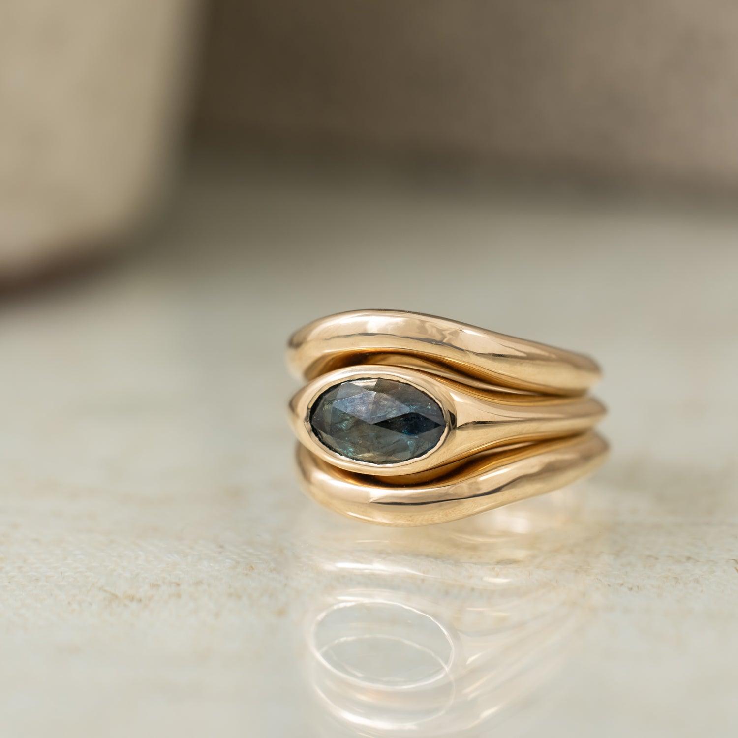 Yara- Sapphire - Kat Cadegan Jewellery