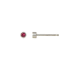 2 mm gemstone 14k gold studs - Kat Cadegan