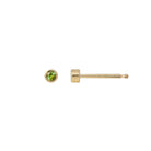 2 mm gemstone 14k gold studs - Kat Cadegan