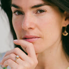 Yevheniia Round - Ready to Ship - 14k gold - Kat Cadegan Jewellery