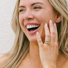 Yevheniia Oval Ready to Ship Engagement RIng
