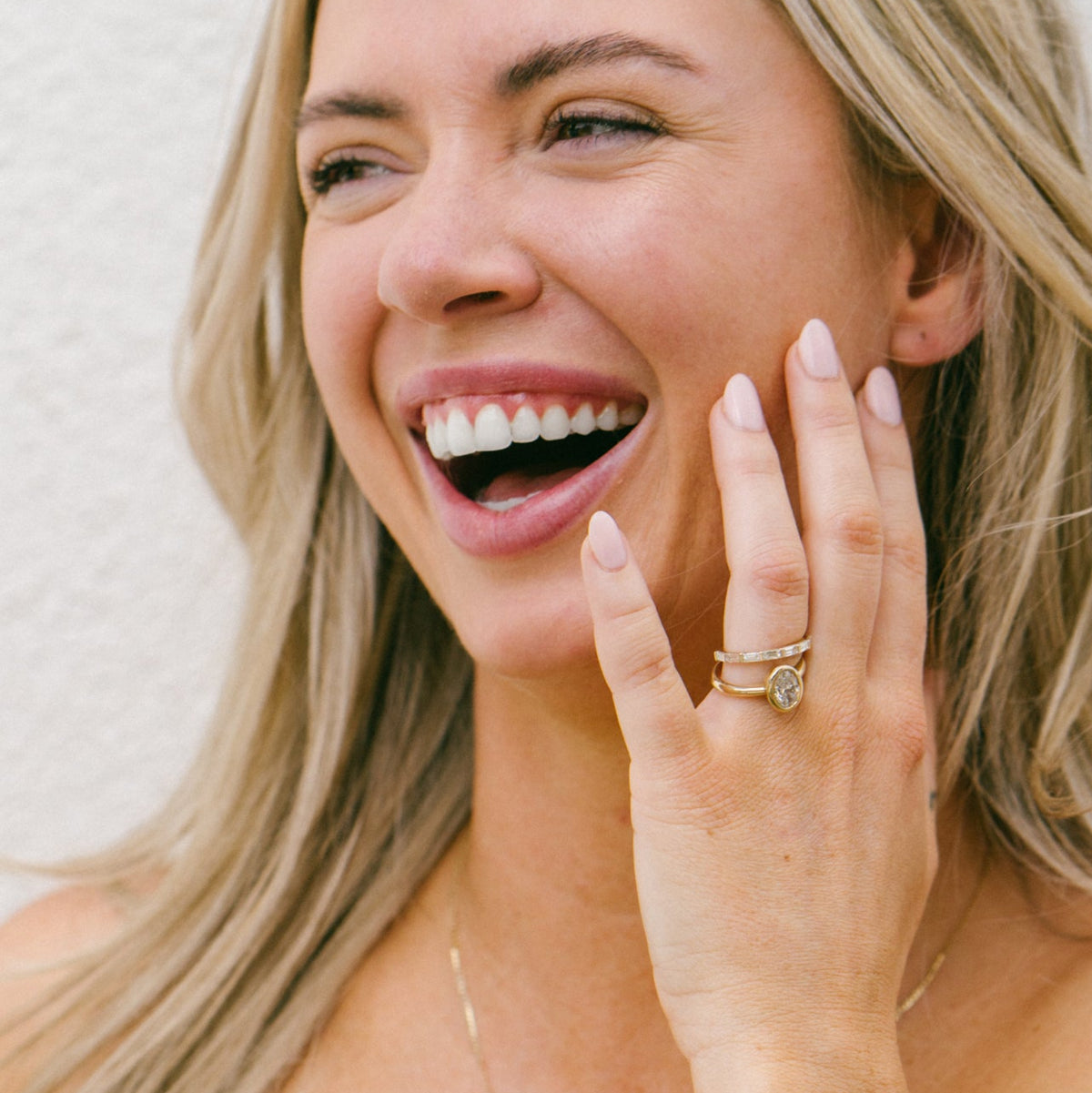 Yevheniia Oval Ready to Ship Engagement RIng