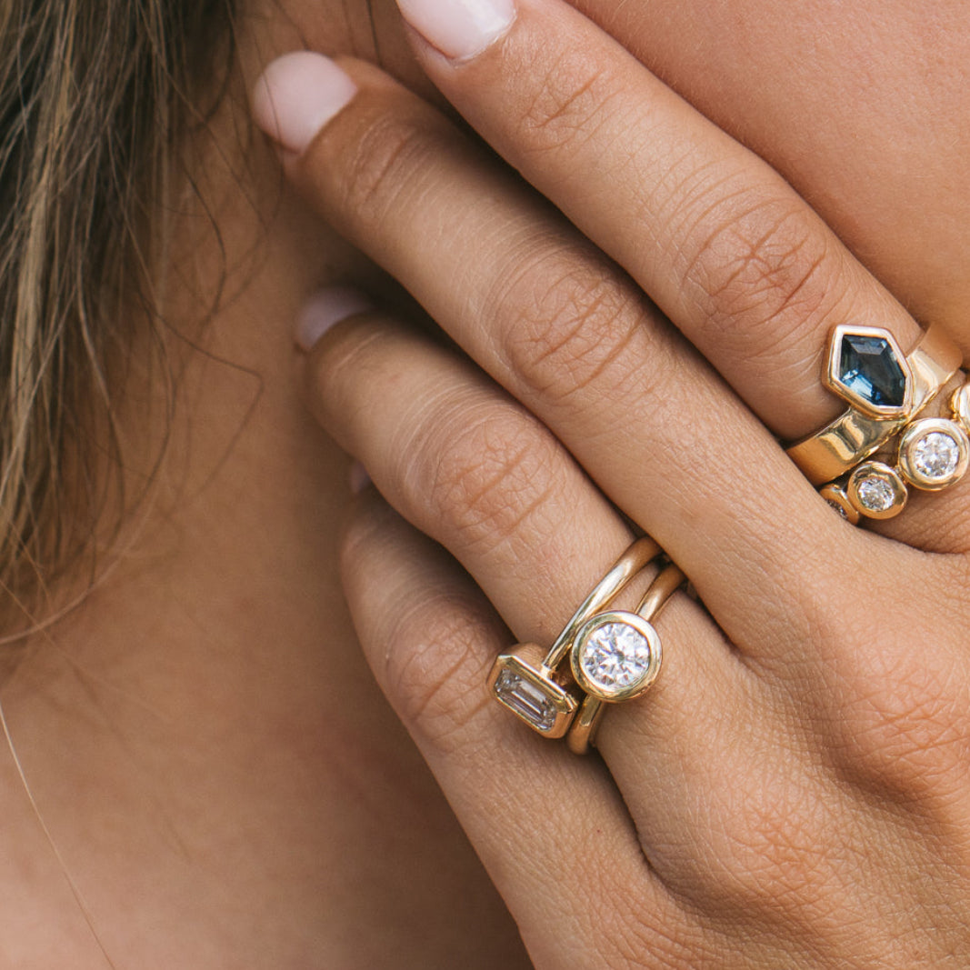 Sofia, Aurora, Yevheniia Diamond RIngs