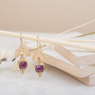 Adam & Eve 14k gold earrings - Kat Cadegan Jewellery