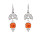 Adam & Eve silver earrings - Kat Cadegan Jewellery