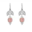 Adam & Eve silver earrings - Kat Cadegan Jewellery