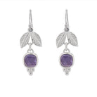 Adam & Eve silver earrings - Kat Cadegan Jewellery