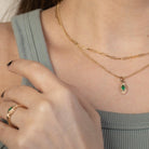 Ajna - 14k gold pendant - Kat Cadegan