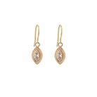 Ajna - Diamond 14k gold Earrings - Kat Cadegan Jewellery