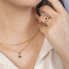 Ajna - Sapphire 14k gold ring - Kat Cadegan