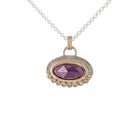 Alice - Gemstone & Diamond Pendant - Kat Cadegan Jewellery