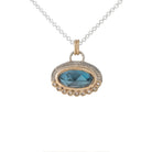Alice - Gemstone & Diamond Pendant - Kat Cadegan Jewellery