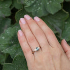 Amelia - Sapphire & Diamond Ring - Kat Cadegan