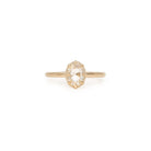 Amira - 1.1ct rose cut Diamond 14k gold ring - Kat Cadegan Jewellery