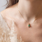 Ariel - 1.19ct Emerald Pendant - Kat Cadegan