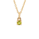 august birthstone pendant peridot